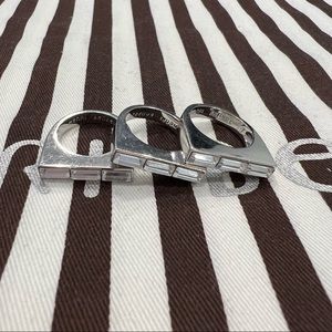 Henri Bendel ring set